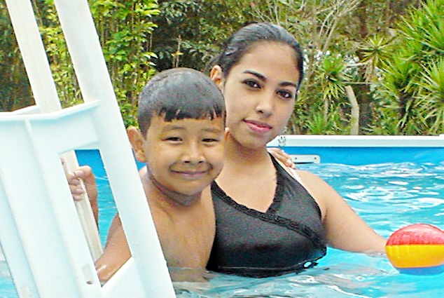 Two Swim in Pool